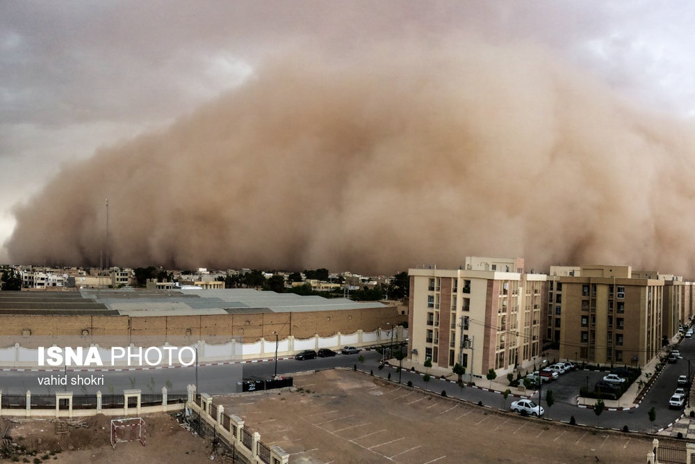 Dust storms invade major populations centers sometimes several times a year.