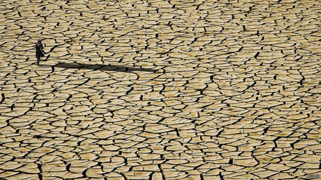 overuse of the land's surface and groundwater resources and drop in precipitation have brought water bankruptcy and desertification.