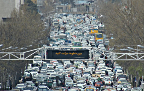Substandard vehicle traffic in Iran